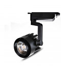 Трековый светильник - Spotlight, однофазный, Модерн, 220 В, 20 Вт, 4500 К, черный