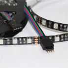  Светодиодная лента RGB SMD5050-60LED-IP33-12V (на черном основании)