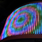 Управляемая трубка SPI - RGB, алюминии, матовая, 36 диодов, 6 пикселей, IP65