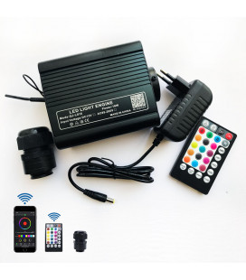 Bluetooth RGBW источник света для оптоволокна одинарный (D 20 mm), 220В, 16 Вт