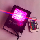 Светодиодный прожектор 220В 10 Ватт COB,PRO, цвет RGB, IP65