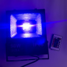 Светодиодный прожектор 220В 50 Ватт COB,PRO, цвет RGB, IP65
