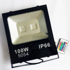 Светодиодный прожектор 220В 100 Ватт COB,PRO, цвет RGB, IP65