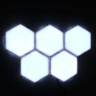 Светильник «СОТЫ», магнитный крепеж, сенсорный датчик, 5 Вт, белый цвет, 5 шт.