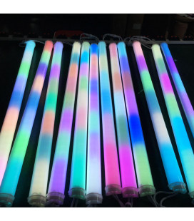 Светодиодная трубка SPI - RGB, 50 см, матовая, 24 диодов, 4 dpi, IP65, круглая