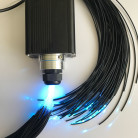 Оптоволокно термостойкое для сауны, жгут 100 шт, длина 5 м, d 1 мм, с радио контроллером RGBW