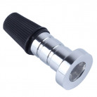 Концевой зажим с линзой для оптоволоконного кабеля 3-5 мм, диаметр линзы 14 мм, (аналог Cariitti)
