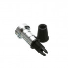 Концевой зажим с линзой для оптоволоконного кабеля 3-5 мм, диаметр линзы 14 мм, (аналог Cariitti)