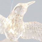 Люстра «Птицы», набор 10 шт, 220 В AC, цвет теплый белый