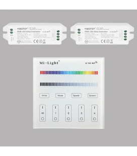 Комплект для ленты RGB, 2-4 зоны, радио конроллер 2,4 GHz FUT037M, панель B3