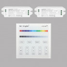 Комплект для ленты RGB, 2-4 зоны, радио конроллер 2,4 GHz FUT037M, панель B3