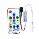Музыкальный радио контроллер для программируемой светодиодной ленты/модулей, пульт 17 кнопок