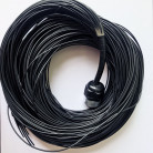 Оптоволоконный кабель термостойкий для сауны, готовый жгут 80 шт, длина 3 м, d 1 мм с источником света RGBW, 16 Вт
