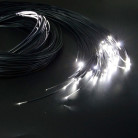 Световой оптоволоконнный кабель торцевого свечения в оплетке, термостойкое, d 0,75 (1,8) мм