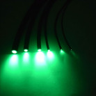 Световой оптоволоконнный кабель торцевого свечения в оплетке, термостойкое, d 1 (2,2)мм