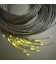 Световой оптоволоконнный кабель торцевого свечения в оплетке, термостойкий, d 3 (4)мм