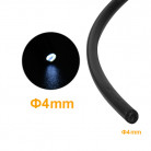 Световой оптоволоконнный кабель торцевого свечения в оплетке, термостойкое, d 3 (4)мм