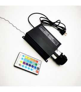 RGB музыкальный источник света для оптоволоконного кабеля одинарный (D 16-20 мм), 220В, 16 Вт, с радио пультом 28 кнопок