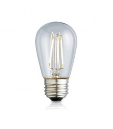 Филаментная Лампа для Белт-лайт, 2 Вт, 220 В, Е27, форма S14 цвет теплый белый