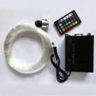 Оптоволоконнный кабель Звездное небо, 0,75 мм, жгут, 3 м с контроллером RGBW, 16 Вт, пульт 28 кнопок