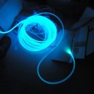 Световой оптоволоконнный кабель бокового свечения в прозрачной трубке, d 10 мм