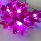 Новогодняя гирлянда «Цветы, 3,5м., цвет розовый