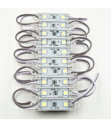 Светодиодный модуль 12V 5050 2led module white(14 lm/led)2