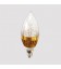 Лампа светодиодная свеча прямая прозрачная E14-5W