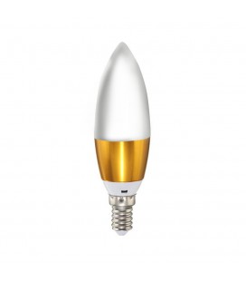 Лампа светодиодная свеча прямая матовая E14-9W