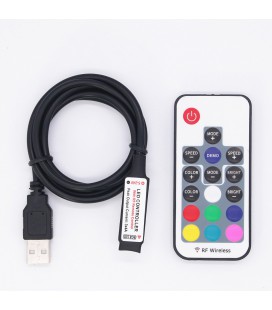 Мини USB RGB контроллер 5-24 вольт
