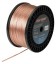 Провод для одноцветной LED ленты 2*1,5мм2 в прозрачной силиконовой оболочке цвет медный (продажа кратно 5м)