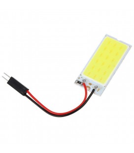 Авто лампа светодиодная панель COB 12V, C5W+T10+T5(BA9S), 12Вт