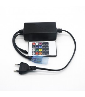 ИК контроллер для Led ленты 220 вольт лайт серия, пульт 20 кнопок