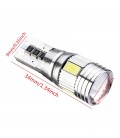 Авто LED лампа цоколь 1157(P21/5W,BAY15D) тип: smd 2835 +линза 13 Ватт белый