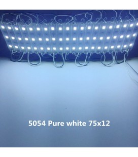 LED модуль 12V 5054 3led module белый, IP65