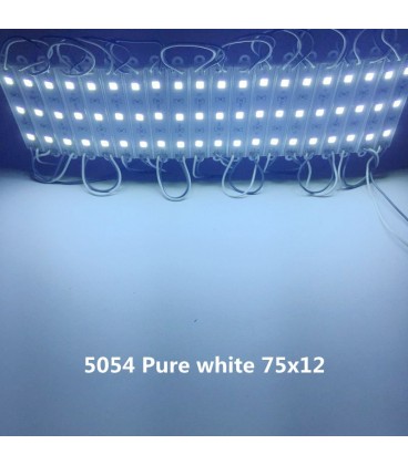 LED модуль 12V 5054 3led module белый, IP65
