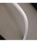 Гибкий алюминиевый профиль (1 м)+ молочный акриловый экран+ 2 заглушки+крепеж