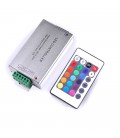 RGB Контроллер HTL-010 IR 24KEYS (Aluminum)-12A