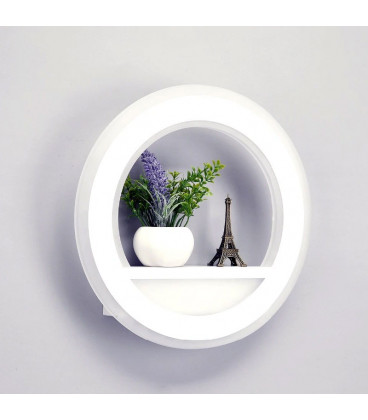 Декоративный светильник "Париж" 220Вольт, 25Вт, белый + теплый белый белый