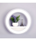 Декоративный светильник "Париж" 220Вольт, 25Вт, белый + теплый белый белый