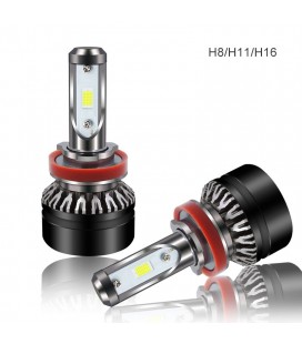 Авто LED лампы головного света тип: D6 H8/H9/H11/H16 (комплект 2 лампы)