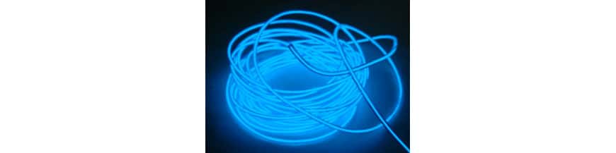 El провод электролюминесцентный - узкий декоративный неон