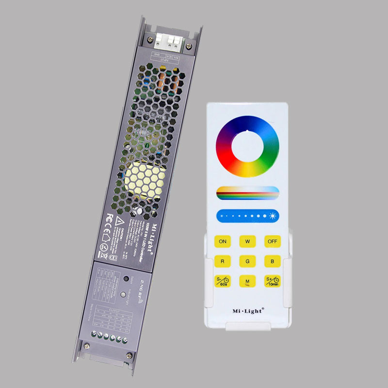 Комплект для ленты RGB, RGBW,CCT,RGBCCT, 1 зона, радио конроллер / блок питания (2 в 1) PX1, пульт ДУ FUT088